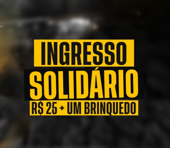 Abertura da venda de ingressos solidários para último jogo em casa desta temporada