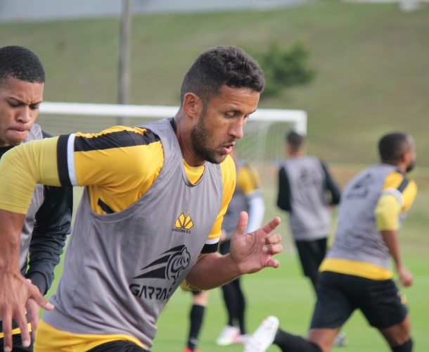 Tarde de treinamento intenso no CT