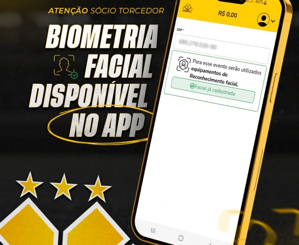 Criciúma abre cadastramento facial aos seus sócios