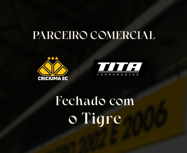 Criciúma E.C. firma parceria com a Tita Ferramentas