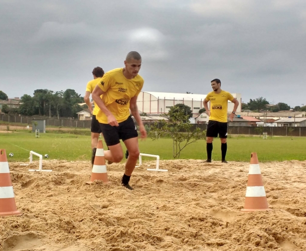 Criciúma realiza treino de força