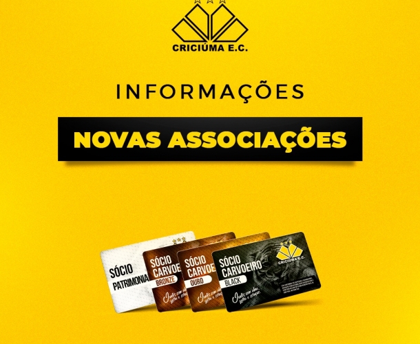 Criciúma retoma adesões de sócios-torcedores