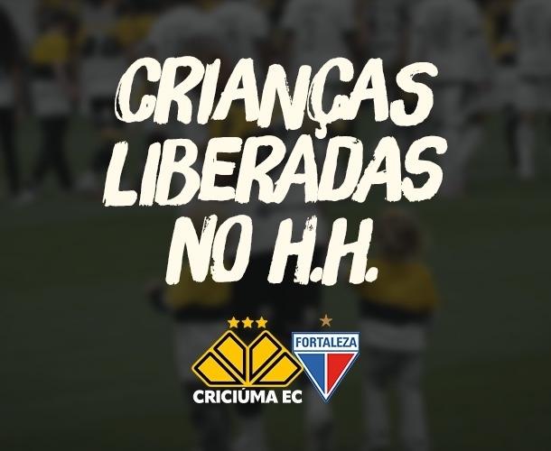 Criciúma terá Espaço Kids e entrada gratuita para crianças no jogo contra o Fortaleza