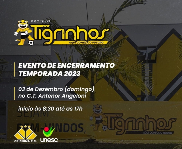 CT recebe torneio de fim de ano do Projeto Tigrinhos 