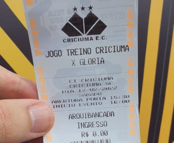 Entradas para o jogo-treino deverão ser retirados na secretaria