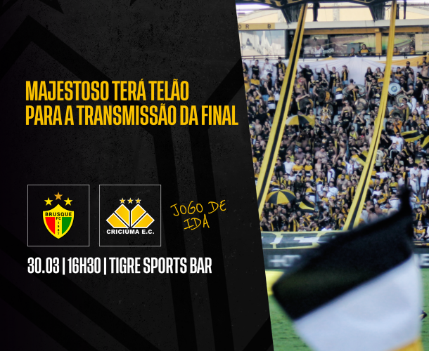 MAJESTOSO TERÁ TELÃO PARA A TRANSMISSÃO DA FINAL
