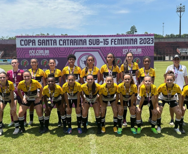 Meninas são vice-campeãs da Copa SC Sub-15 