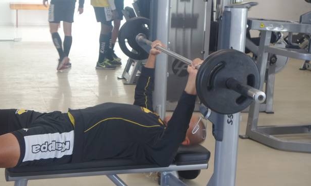 No CT, Tigre realiza treino de força