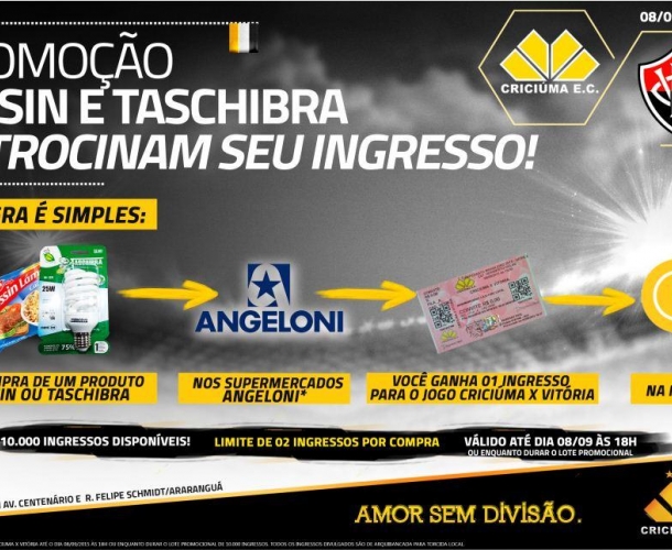 Patrocinadores disponibilizam 10 mil ingressos promocionais