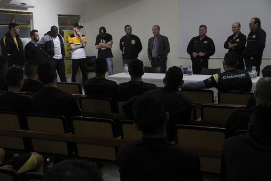 Reunião com a torcida no Majestoso