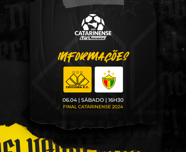 Serviço de jogo para Criciúma x Brusque