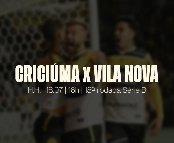 SERVIÇO DE JOGO para Criciúma x Vila Nova