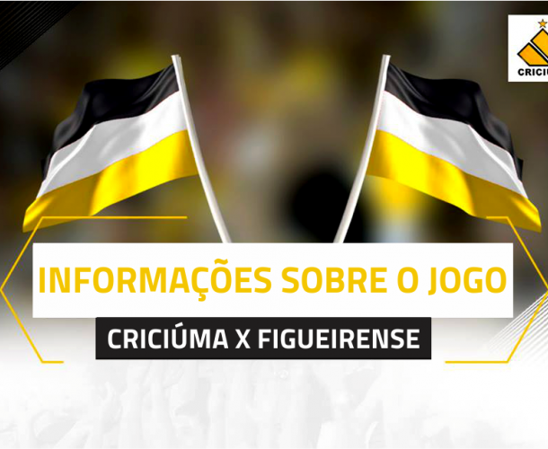 Serviço do jogo: Criciúma x Figueirense