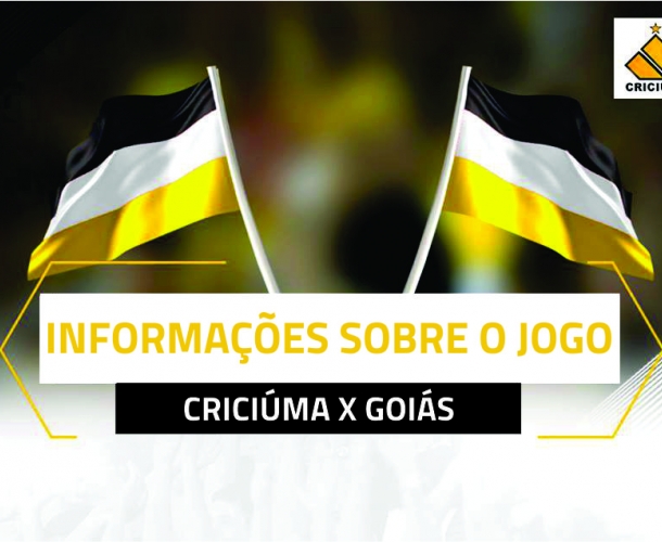 Serviço do jogo: Criciúma x Goiás