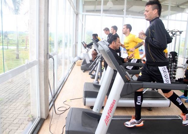 Tigre realiza atividade de força em Sorocaba