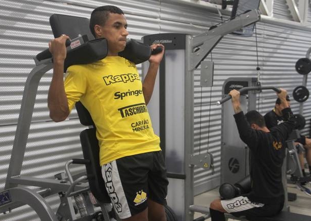 Tigre realiza trabalho de força no CT