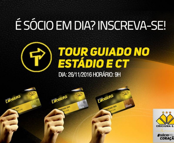 Tour Guiado no CT ocorre no dia 26