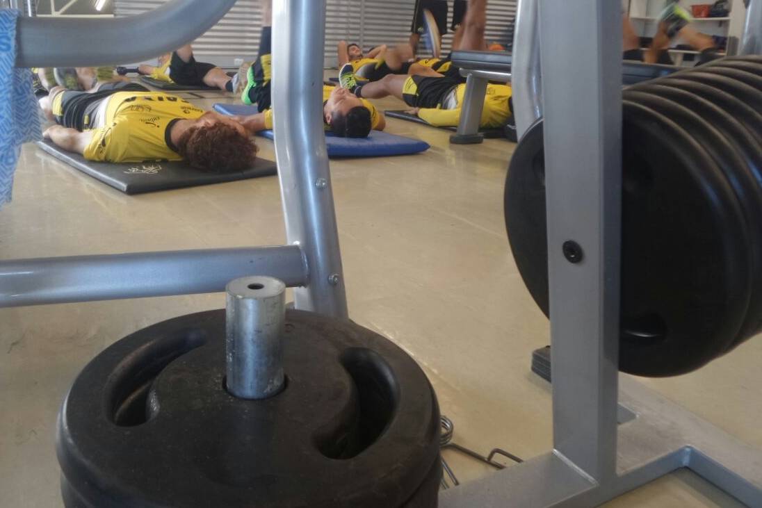 Treino do Criciúma no CT - 18/04