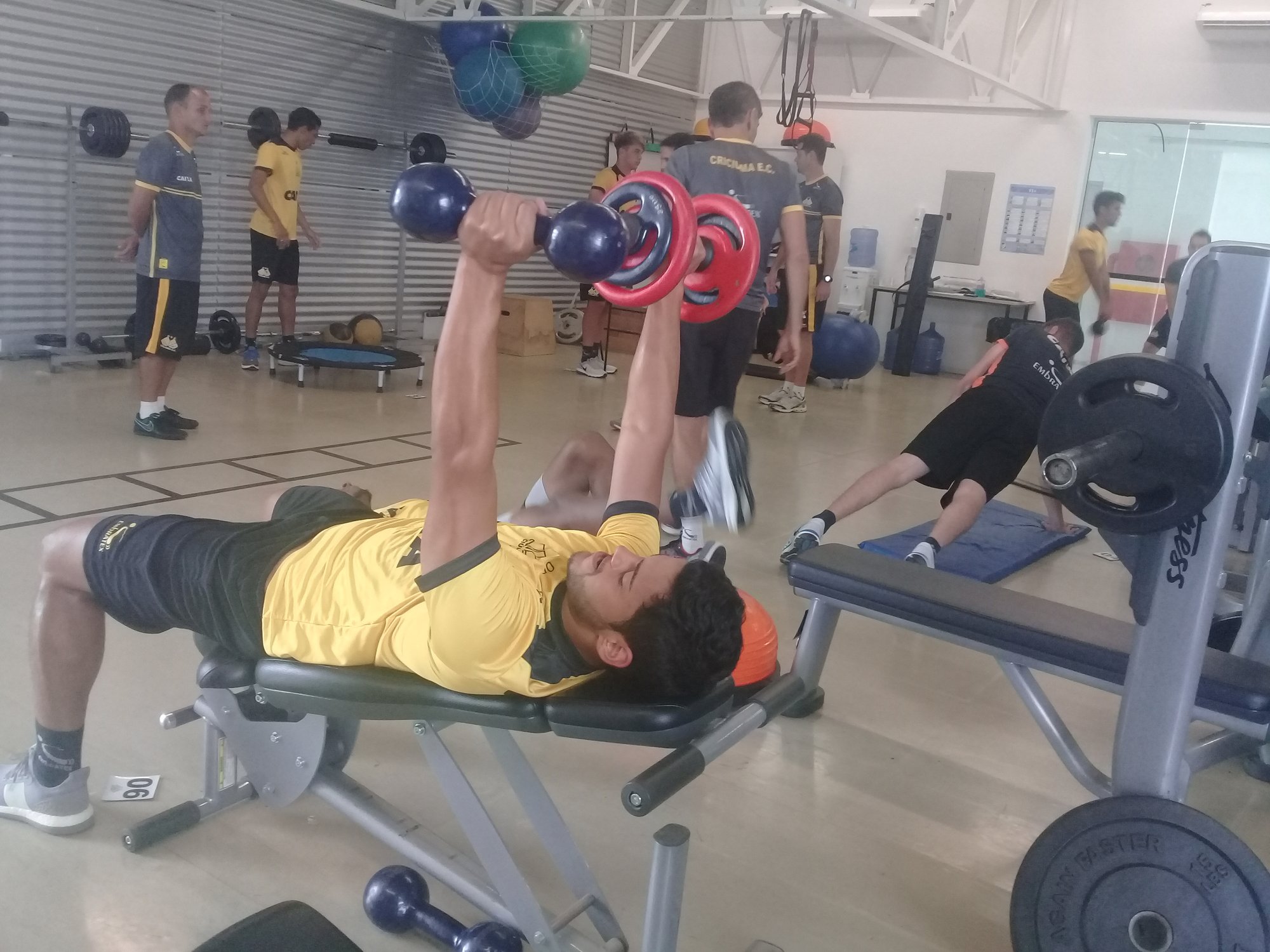 Treino do Criciúma no CT - 29/12 (Tarde)