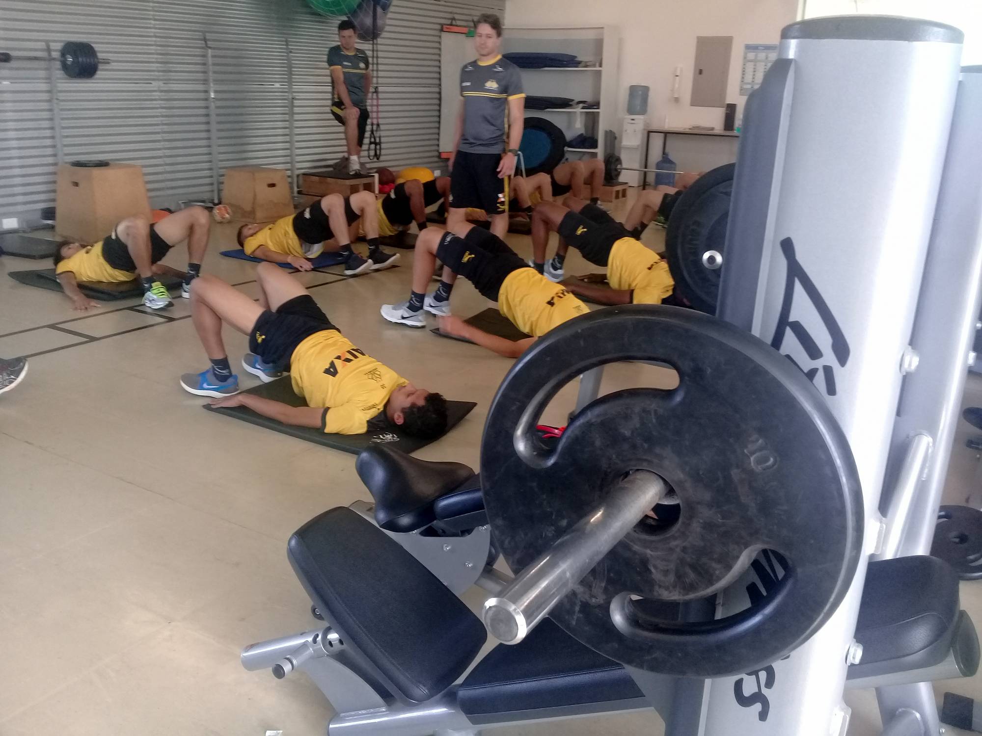 Treino do Criciúma na academia do CT - 09/01