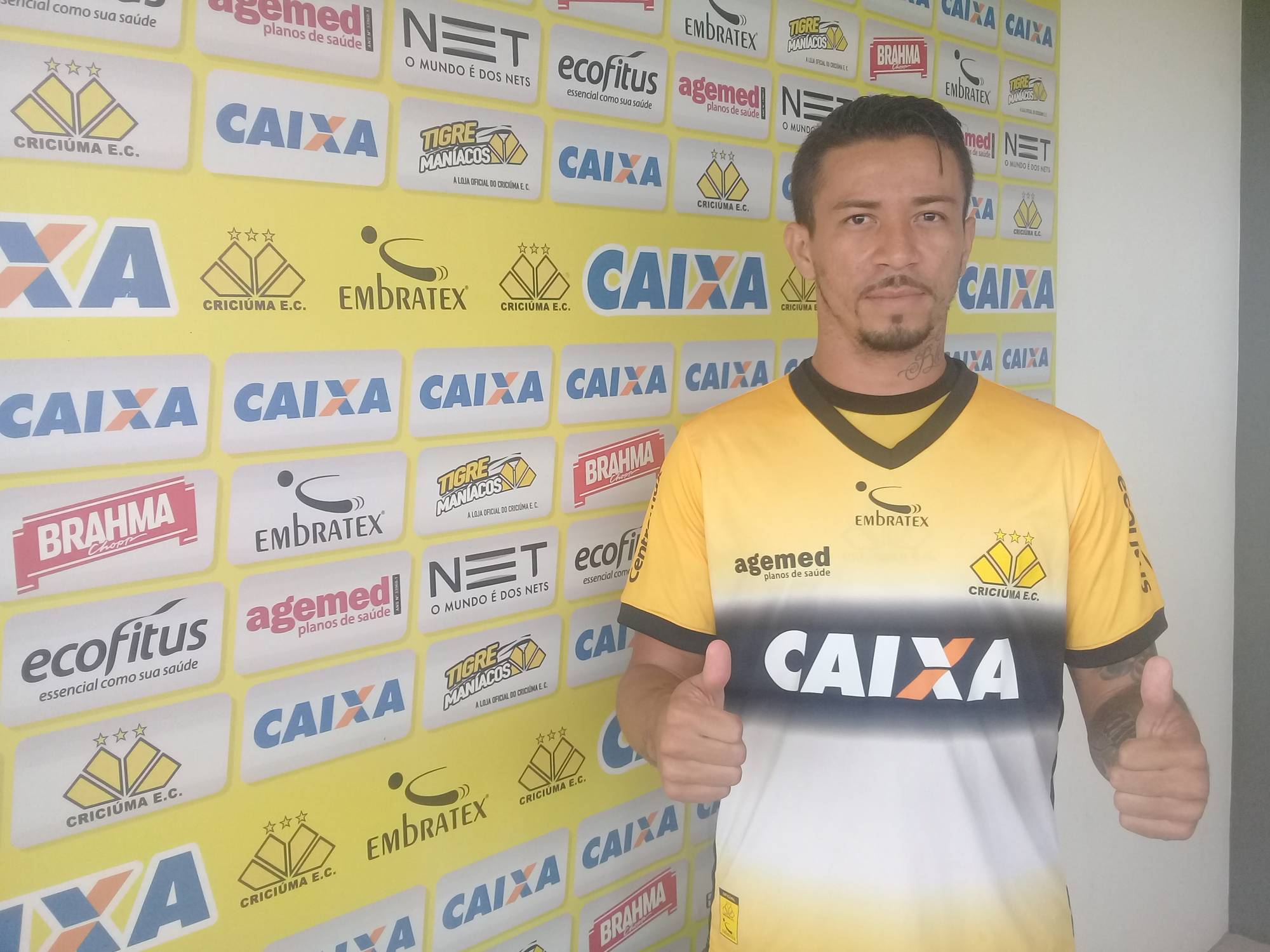 Apresentação do atacante Siloé - 09/01