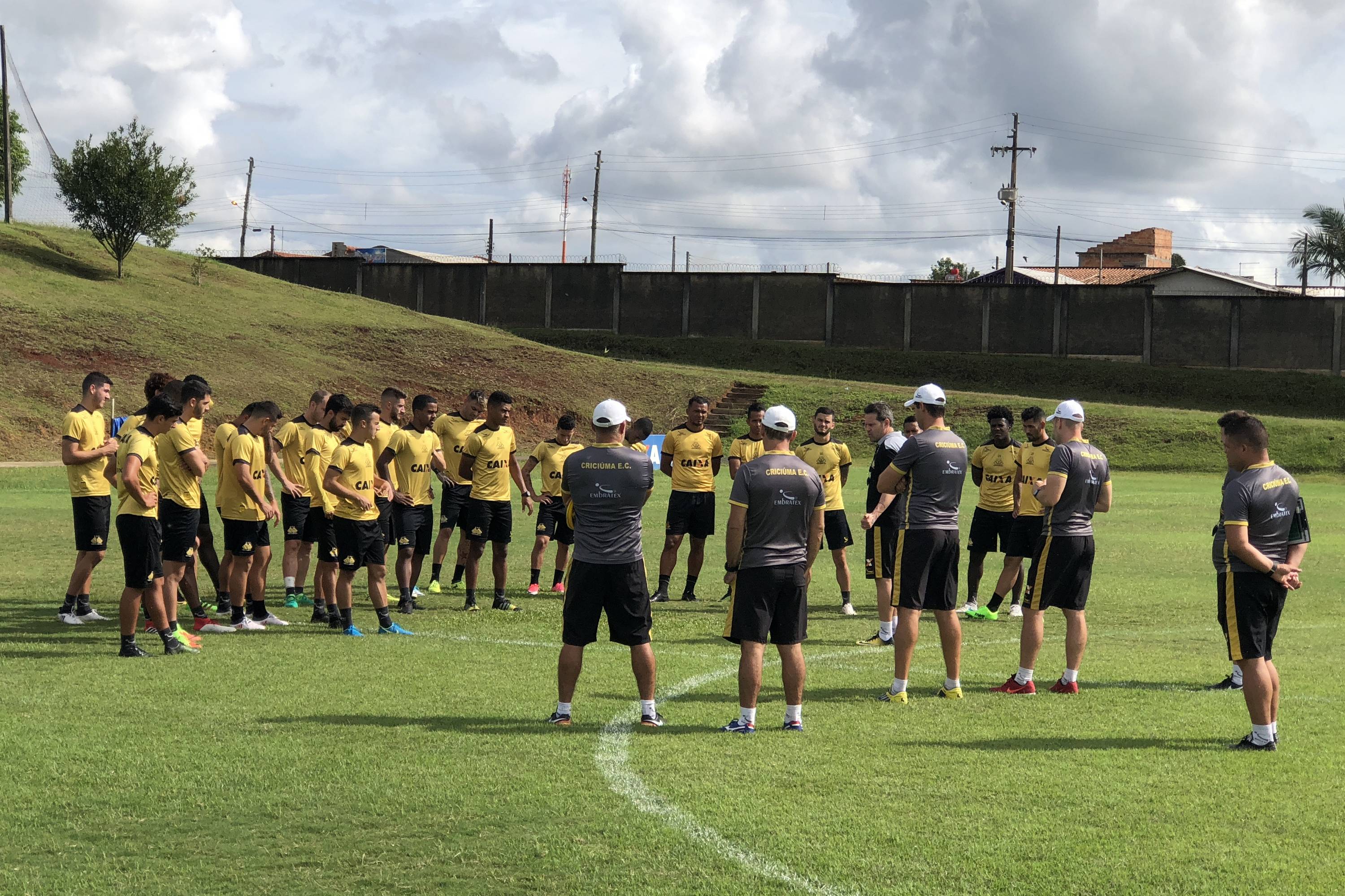 Treino do Criciúma no CT - 28/03