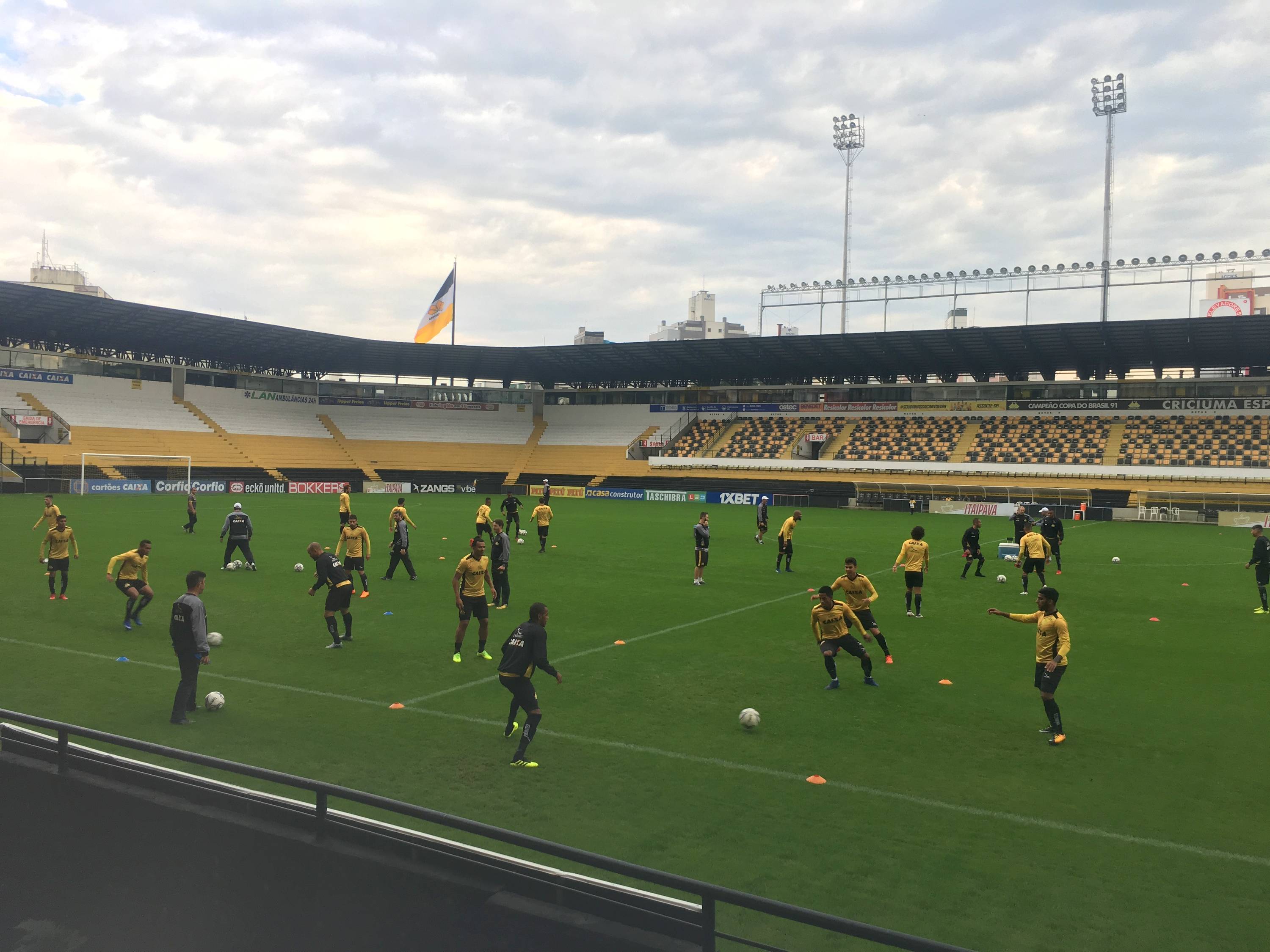 Treino do Criciúma no HH - 29/06