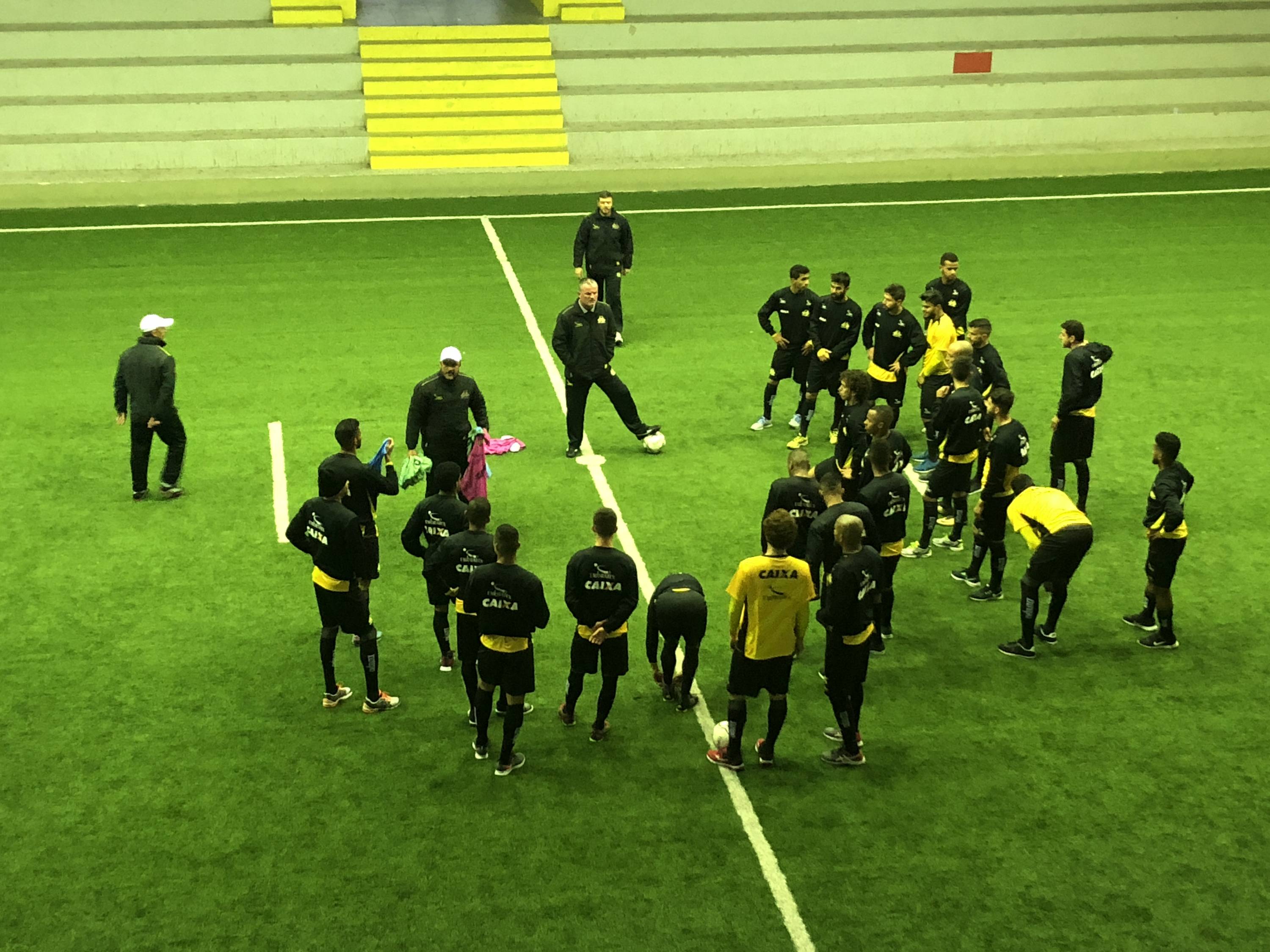 Treino do Criciúma no ginásio - 04/07