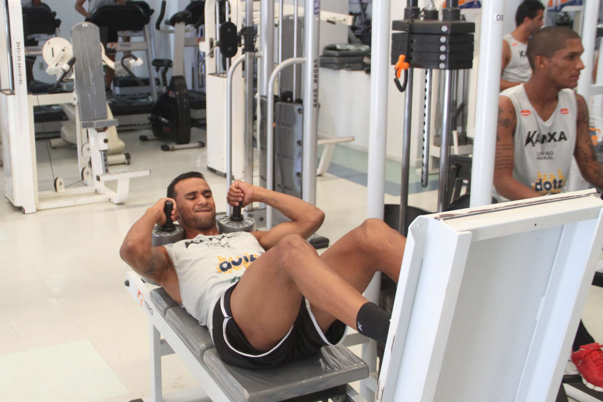 Criciúma trabalha em academia